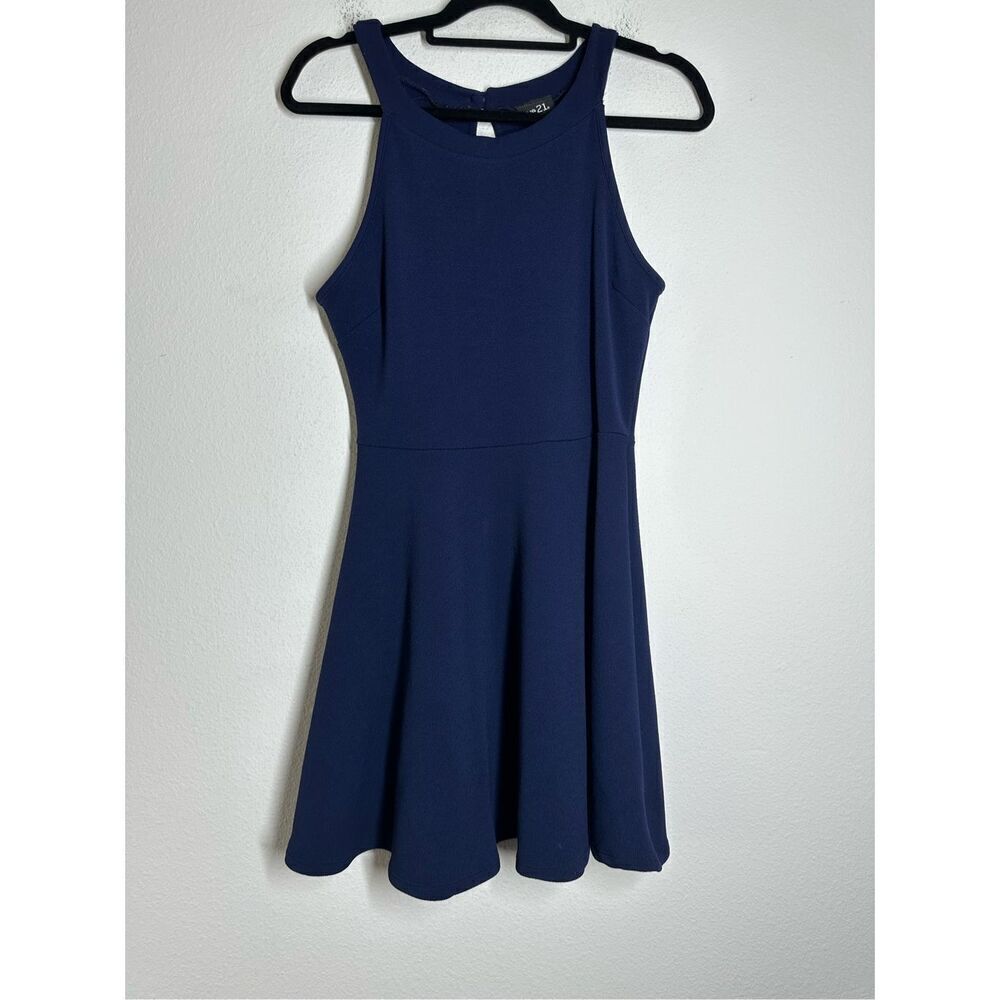 Rue 21 Women’s Royal Blue High Neck Fit & Flare Dress Sz S See Description